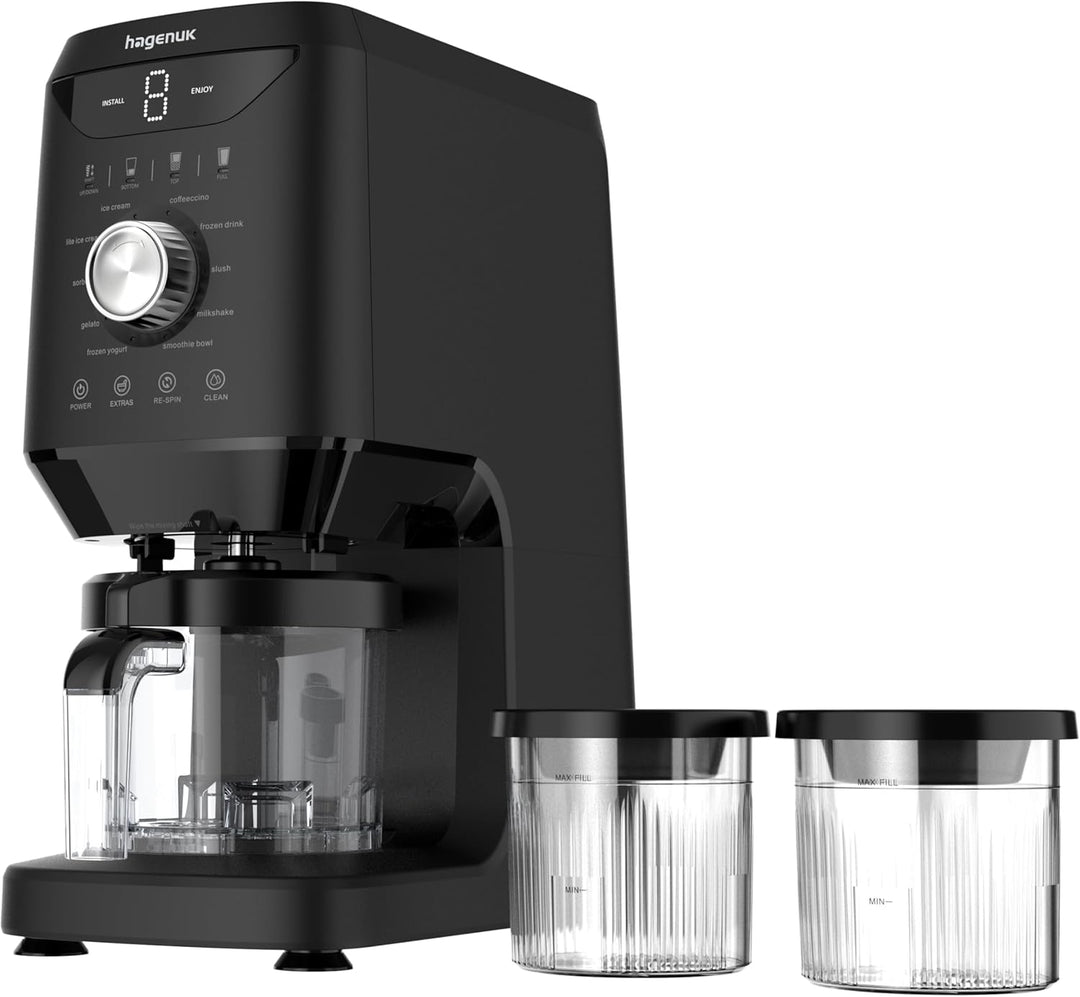 IceTwist Eismaschine – Eiscreme- & Slush-Maschine mit 10 Programmen, Ice Cream Maker für Eiscreme, S
