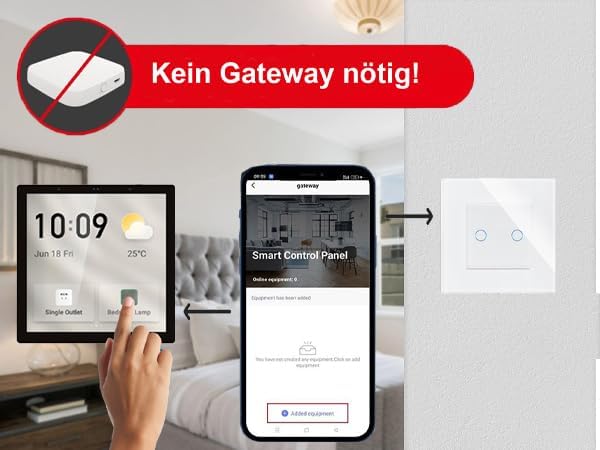 Luxus-Time Digitales WiFi Raumthermostat Heizungsthermostat Modul externen Sensor Thermostat Fussbod