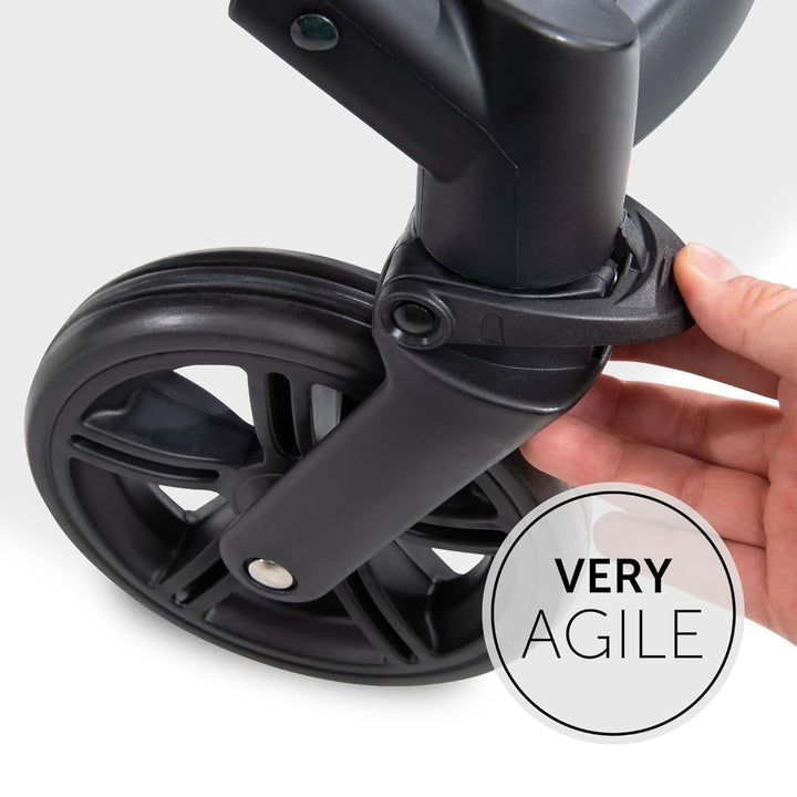 Hauck Buggy Rapid 4 / Belastbar bis 25 kg/Schnell Faltbar/Kompakt/Höhenverstellbar/Liegeposition ab