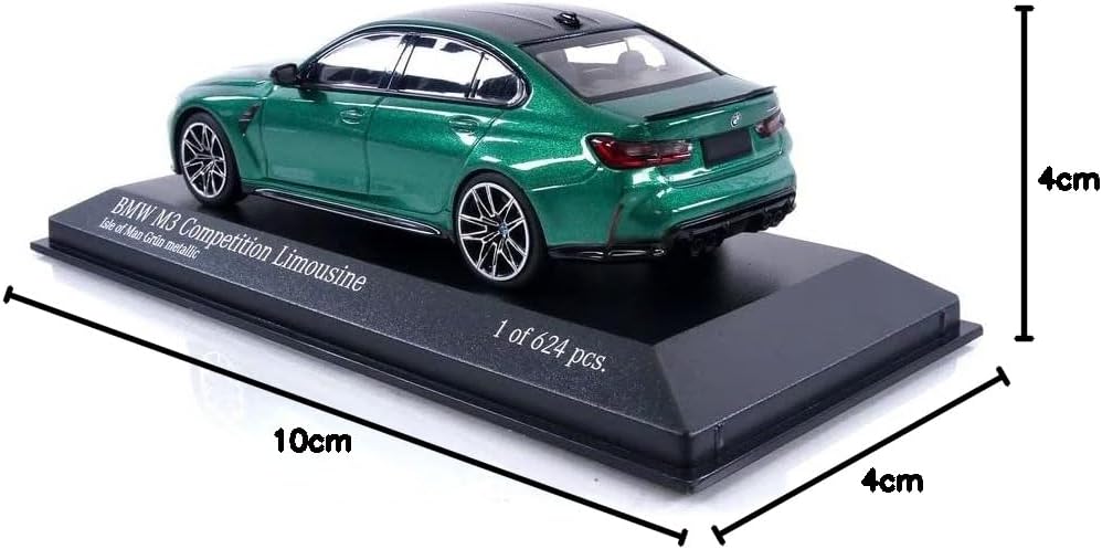 Minichamps 410020200 1:43 BMW M3-2020-Green Miniaturauto Sammlerstück grün