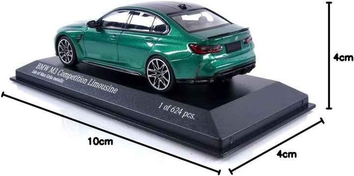 Minichamps 410020200 1:43 BMW M3-2020-Green Miniaturauto Sammlerstück grün