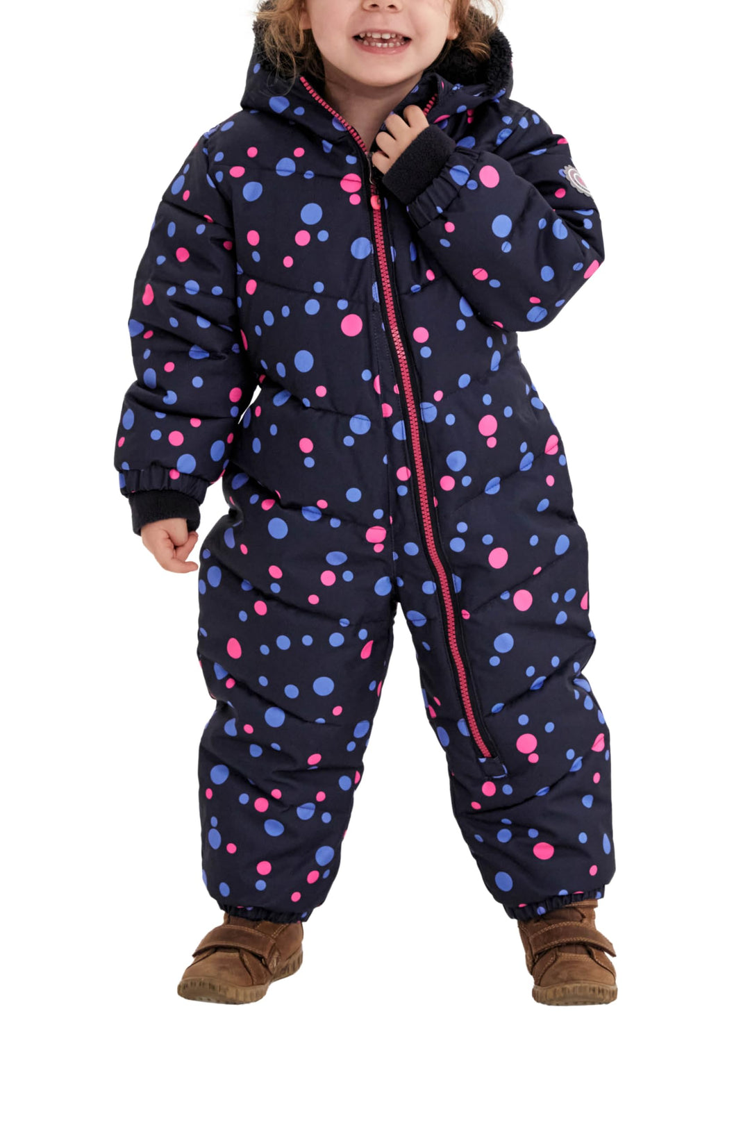 Killtec Unisex Kinder Karter Mini Overall In Daunenoptik Mit Kapuze 98-104 dunkelnavy, 98-104 dunkel