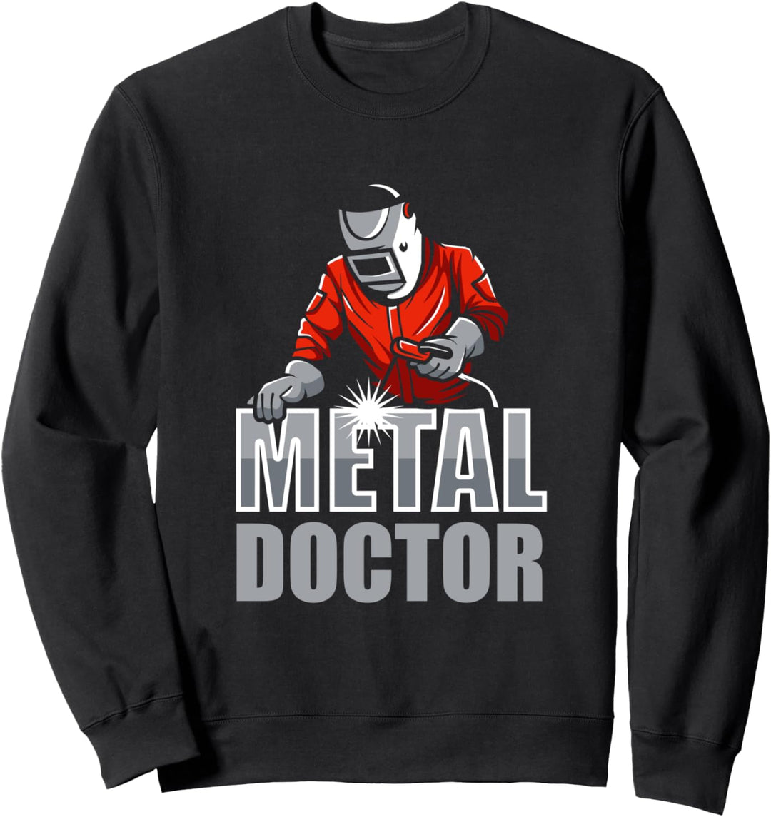 Schlosser Metall Metallbauer Schweisser Schweissen Schweisser Sweatshirt