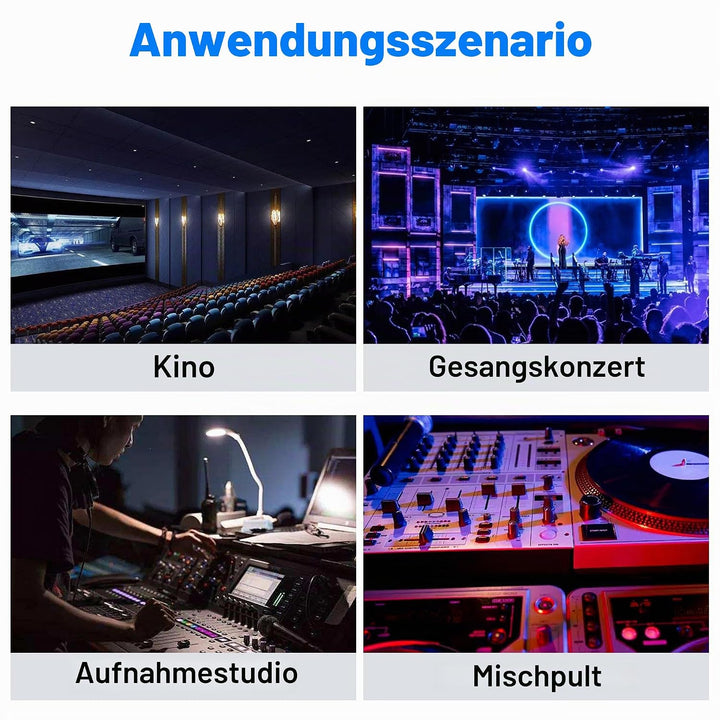 XMSJSIY Speakon zu XLR Kabel Audio Jack Speakon Stecker zu XLR 3Pin Stecker Mikrofon Verlängerung Le