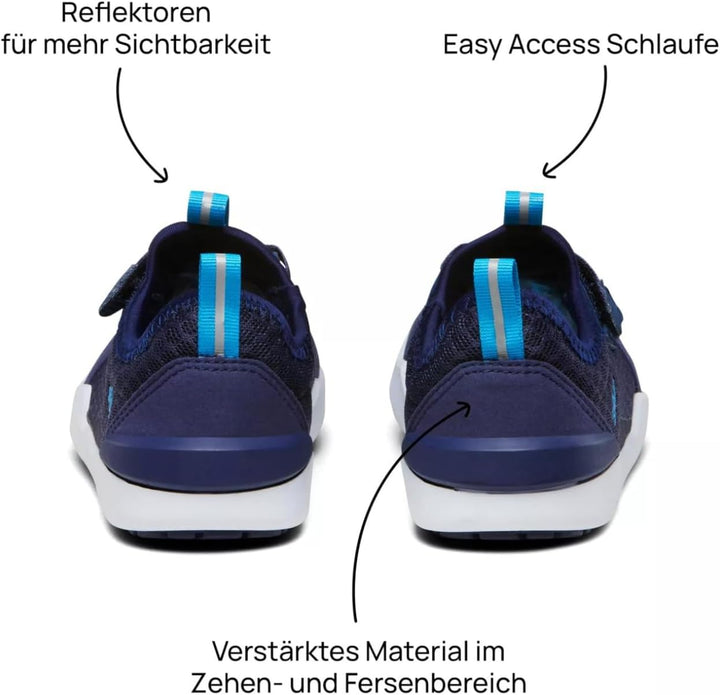 sfoli sporti Everyday Sneaker für aktive Kids, breiter Zehenbereich, flexibel Grösse 30-40 35 EU Sch