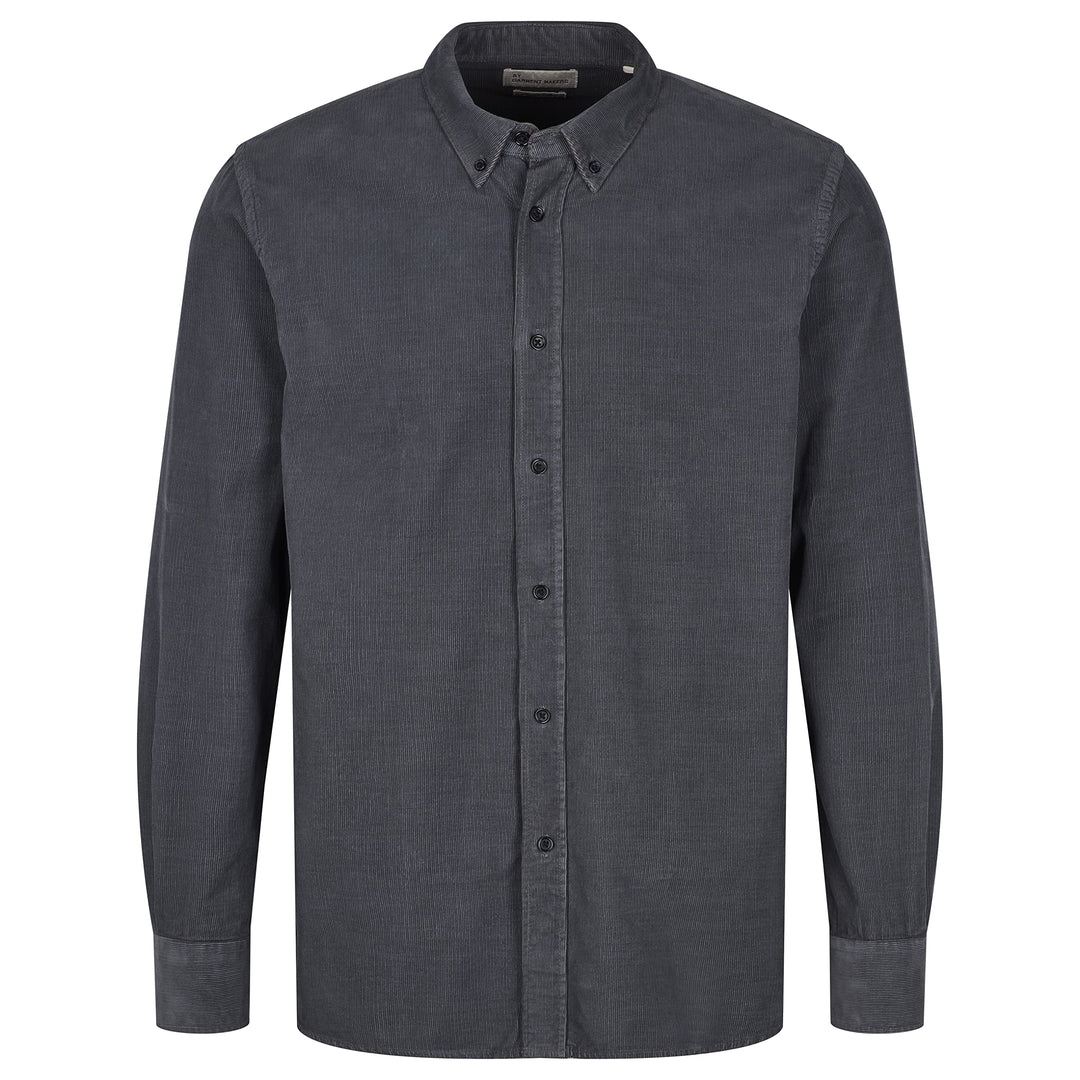 BY GARMENT MAKERS Sustainable; obviously! Unisex GM131303 3176 M Shirt, Gray Pinstripe, M