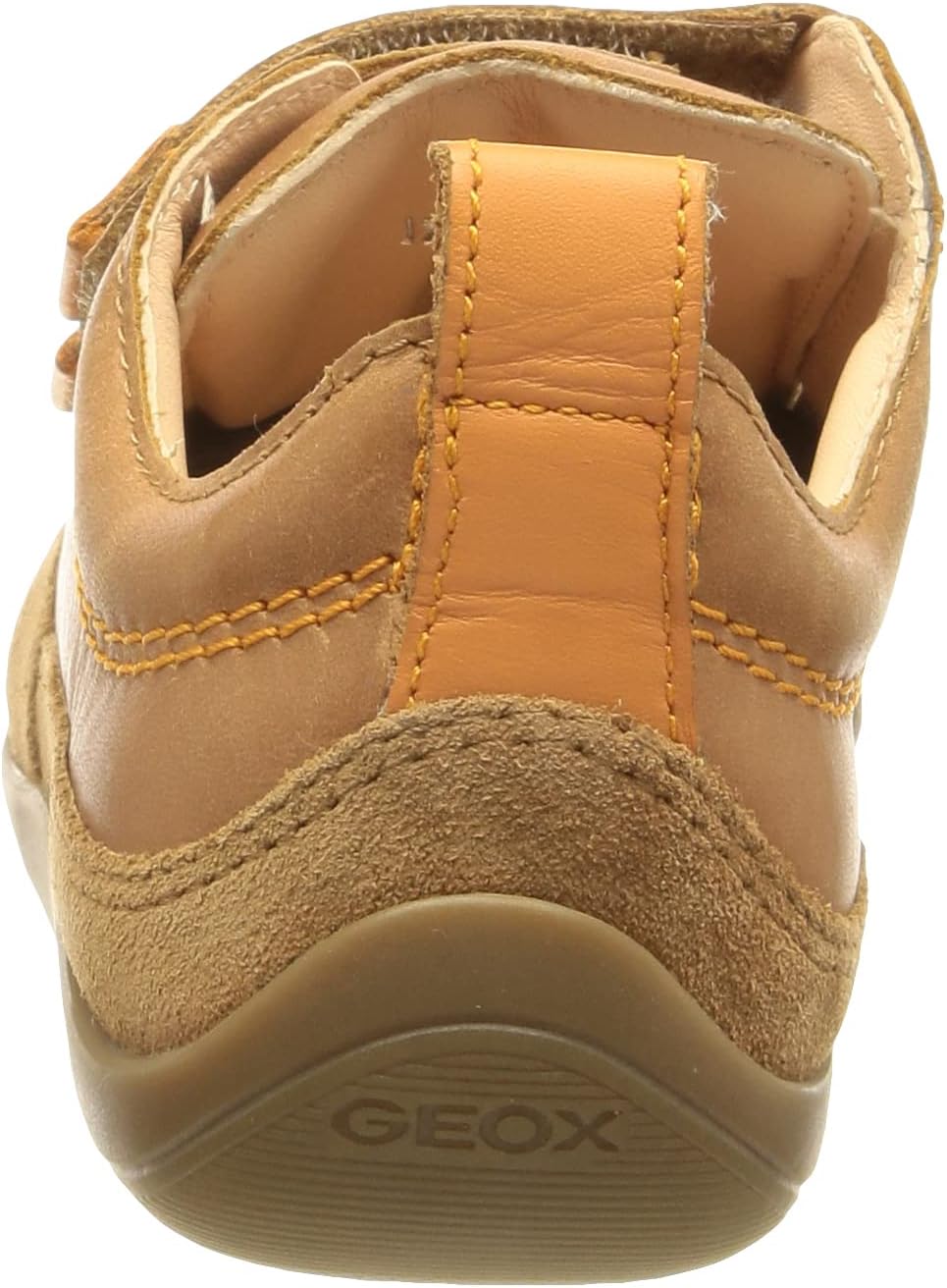 Geox Jungen J Barefeel Boy A Sneakers 35 EU Cognac Orange, 35 EU Cognac Orange