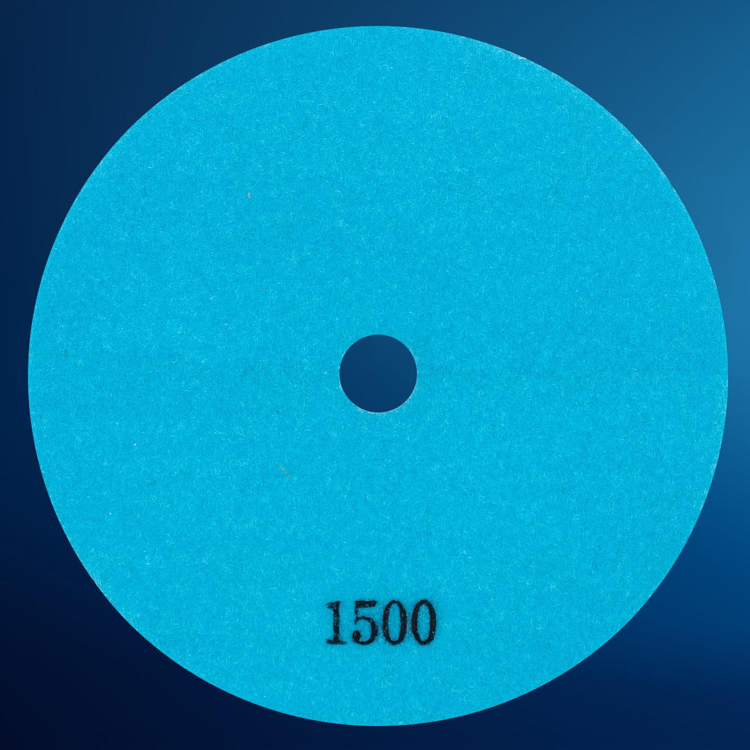 EDW Profi Diamant-Schleifpad für Trockenschliff, D = 230 mm, Körnung 1500, Klettaufnahme, für Naturs