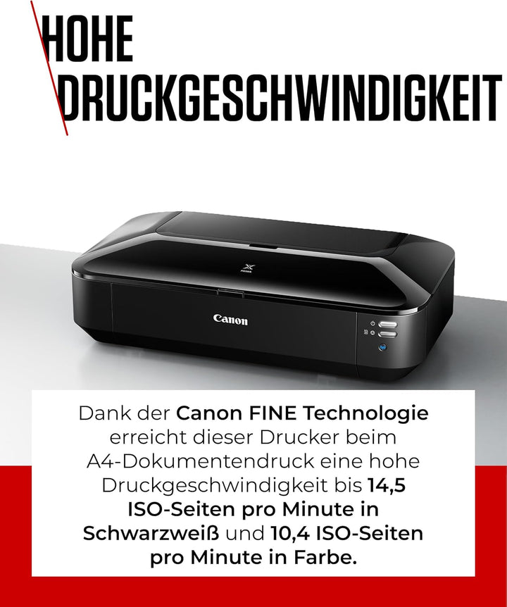 Canon PIXMA iX6850 Drucker Farbtintenstrahl Multifunktionsgerät DIN A3+ (Bürodrucker, Fotodruck, Tex