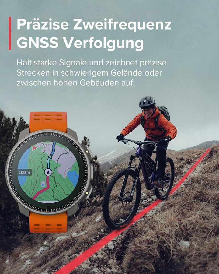 SUUNTO Vertical Abenteuer Uhr - GPS Smartwatch, Akkulaufzeit bis zu 65 Tagen, Militärgeprüftes Gehäu