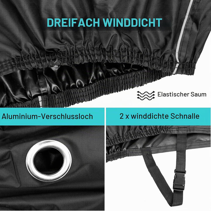 Favoto Motorradabdeckung Wasserdicht Motorrad Abdeckpane Outdoor 300D Oxford für Motorräder Elektror