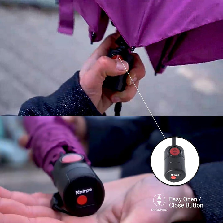 Knirps Taschenschirm U.200 Ultra Light Duomatic Vision Berry, Berry