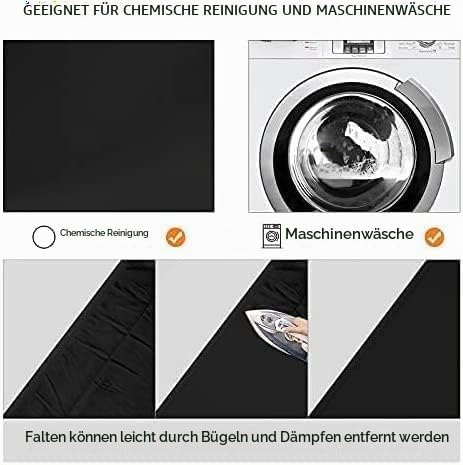 Fotografie-Hintergrund 3 x 3,6 M, Foto Hintergrund aus 100% Polyester mit 4 grosse Studio Klemmen &amp;