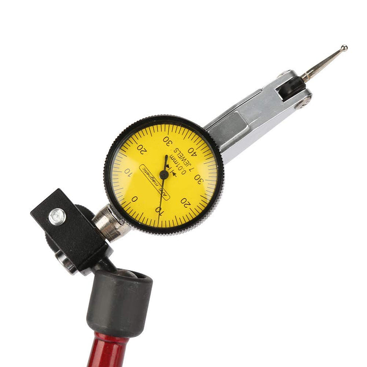 0~0,8 mm Flexibler starker magnetischer Standfuss Basis Halter + Hebelmessuhr Gauge (0,01 mm Auflösu