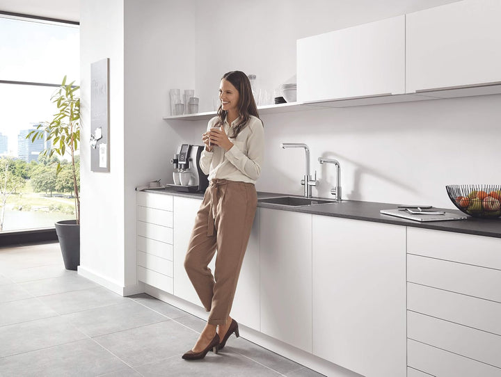GROHE Blue Professional, Küchenarmatur mit Sprudel-, Kühl- &amp; Filterfunktion (Wasserhahn für gefilter