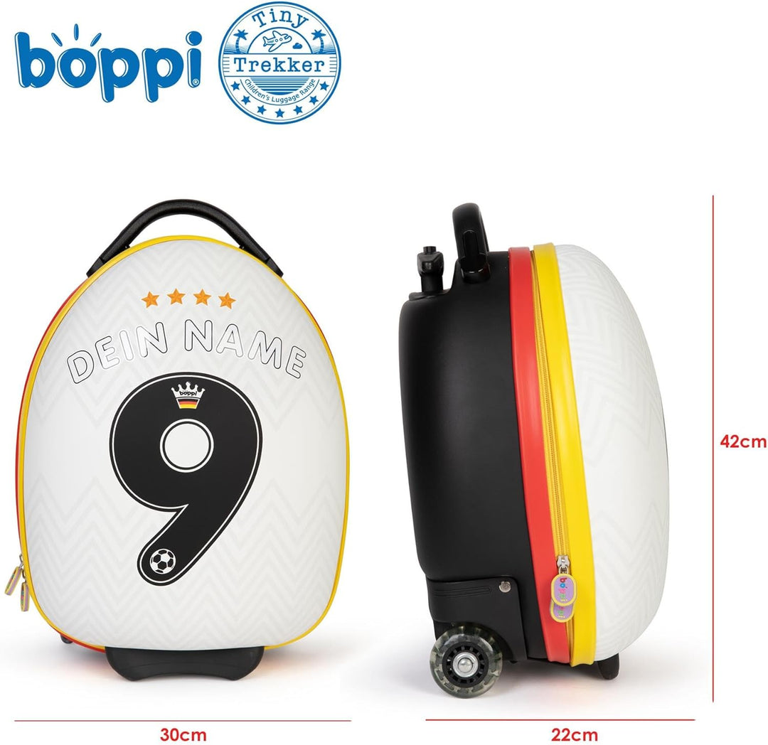 boppi Tiny Trekker Kinderkoffer mit Rollen 17L | Leichter Reisetrolley für Kinder Handgepäck Grösse
