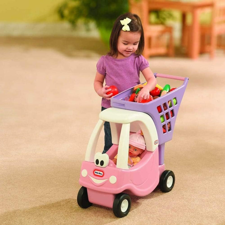 Little Tikes Einkaufswagen - Imaginärer Lebensmitteleinkauf für Kinder - Spielset für Kleinkinder -