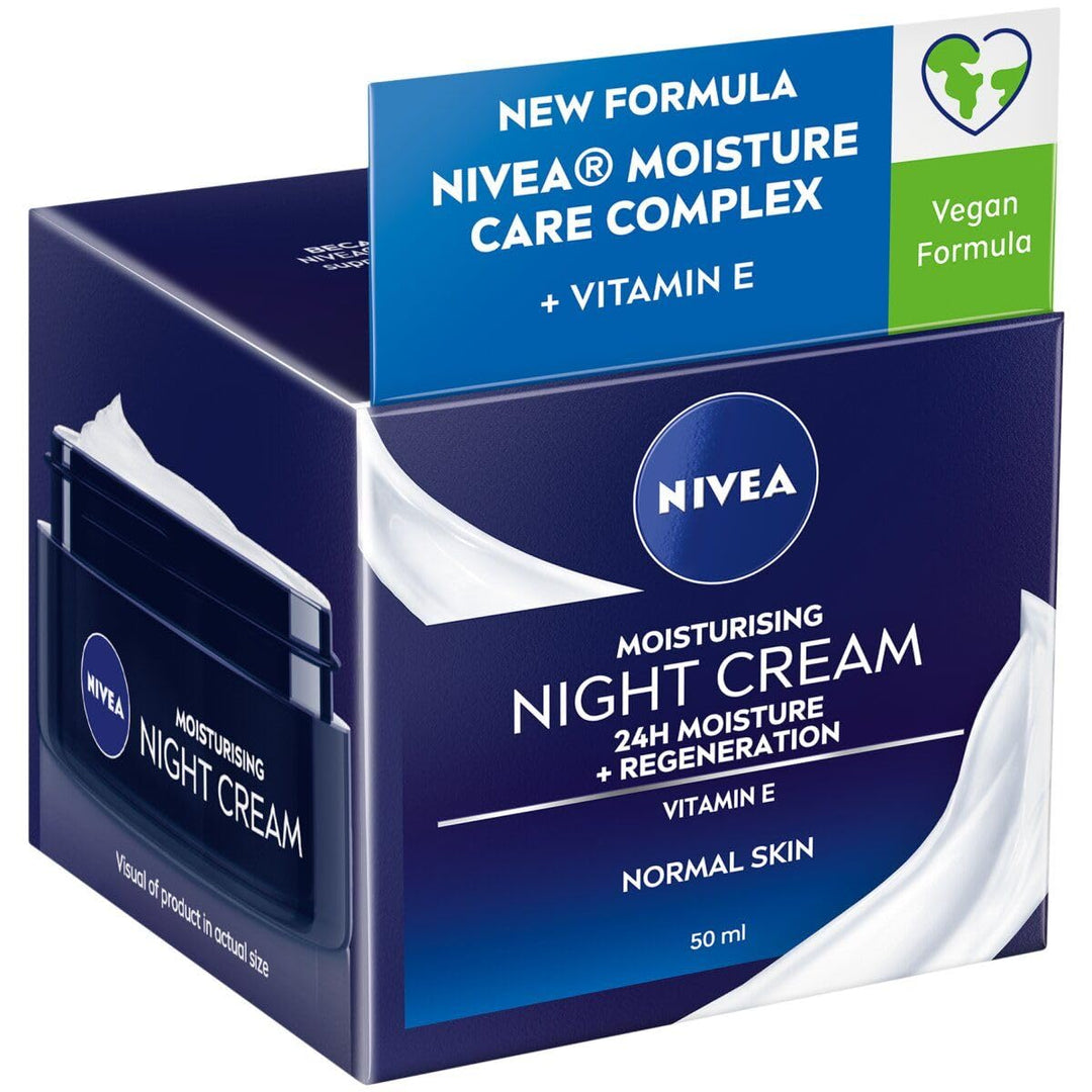 Nivea Visage Regenerating Night Cream - 50 ml, Pack of 3