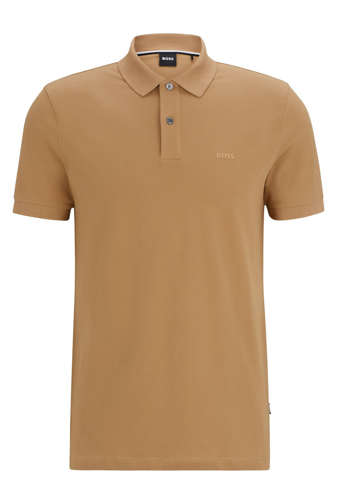 BOSS Herren Pallas Pallas Poloshirt aus Bio-Baumwolle mit Logo-Stickerei XL Mittel Beige260, XL Mitt