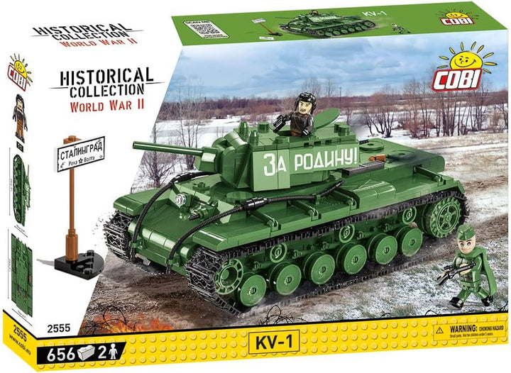 Cobi 2555 Historische Sammlung-KV-1 (590 Teile) Baron Bausetine, Grün