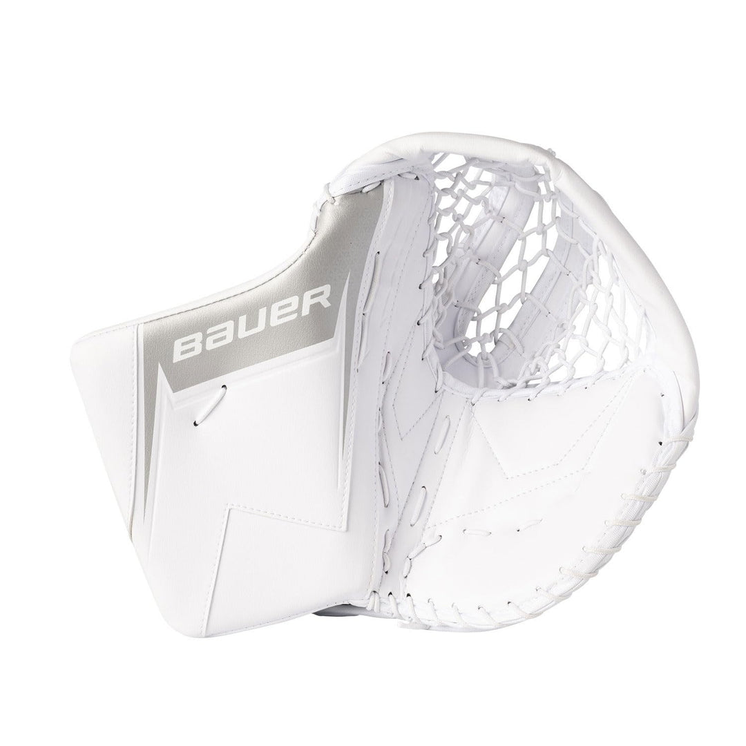 Bauer SV-Pro Eishockey Torwartfanghand Catcher Senior weiss Weiss UNISIZE links - Linksfänger, Wei&#