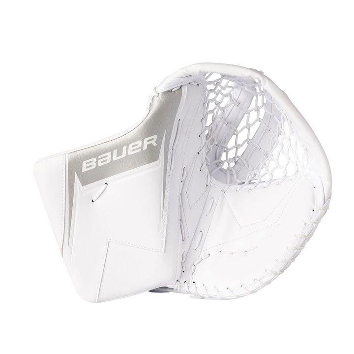 Bauer SV-Pro Eishockey Torwartfanghand Catcher Senior weiss Weiss UNISIZE links - Linksfänger, Wei&#