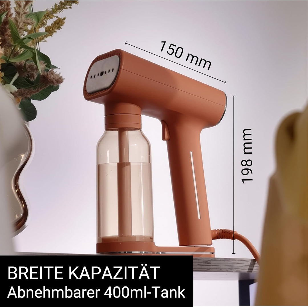 STEAMONE – Dampfglätter 2000 W, 30g/min – Handbügeleisen – Fassungsvermögen 400ml – Entfernt 99,99%