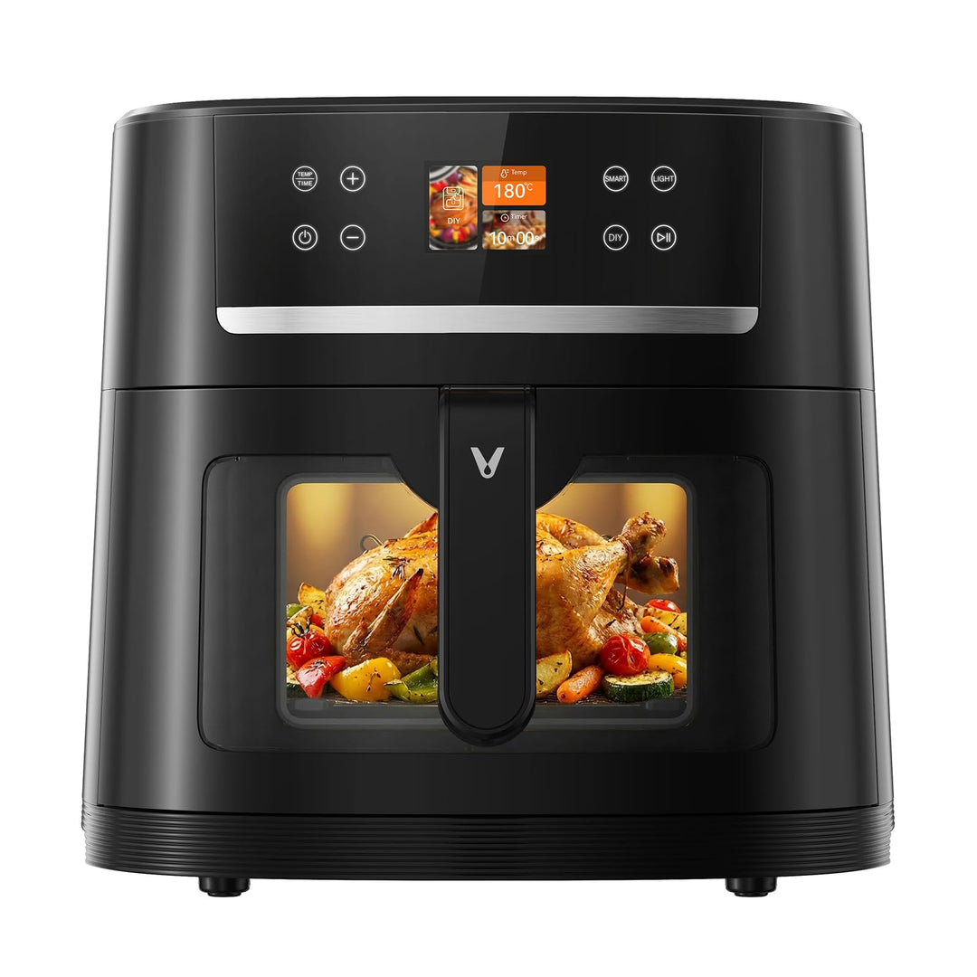 VIOMI VORTEX Max Heissluftfritteuse 8L Air Fryer, mit automatischer Erkennungstechnologie,12 Smartpr