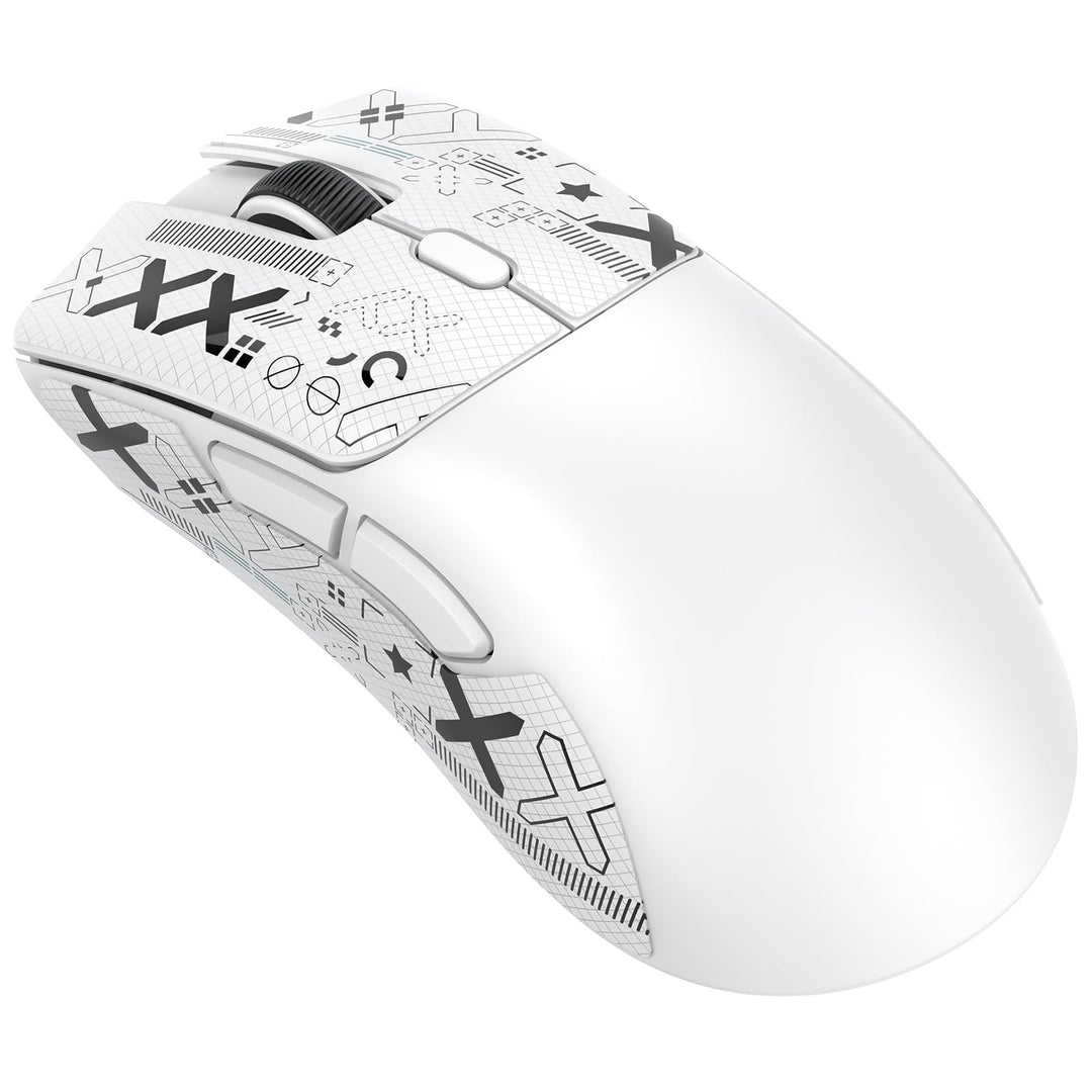 ATTACK SHARK R1 59g Superlight Maus mit Klebeband, PixArt PAW3311 Gaming-Sensor, BT/2,4G kabellose/k