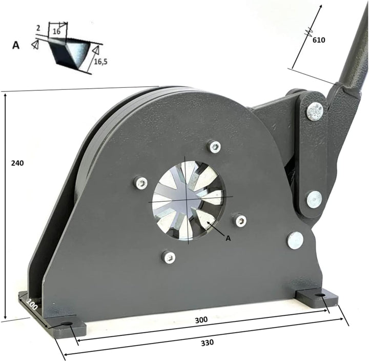 Uzman-Versand Xl-8 Hülsenpresse, Schlauchpresse Schlauchhülsen Presse Hülse Hülsen ‎Pressfassung sch