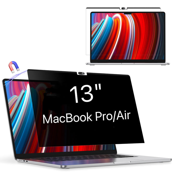 Magnetischer Blickschutzfilter Kompatibel Mit Apple MacBook Air 13 (2018-2021,M1) & MacBook Pro 13 Z