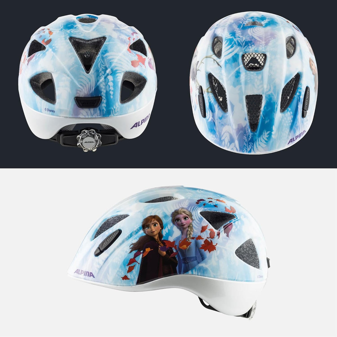 ALPINA XIMO - Leichter, Sicherer & Bruchfester Fahrradhelm Mit Optionalen LED-Licht Für Kinder Froze