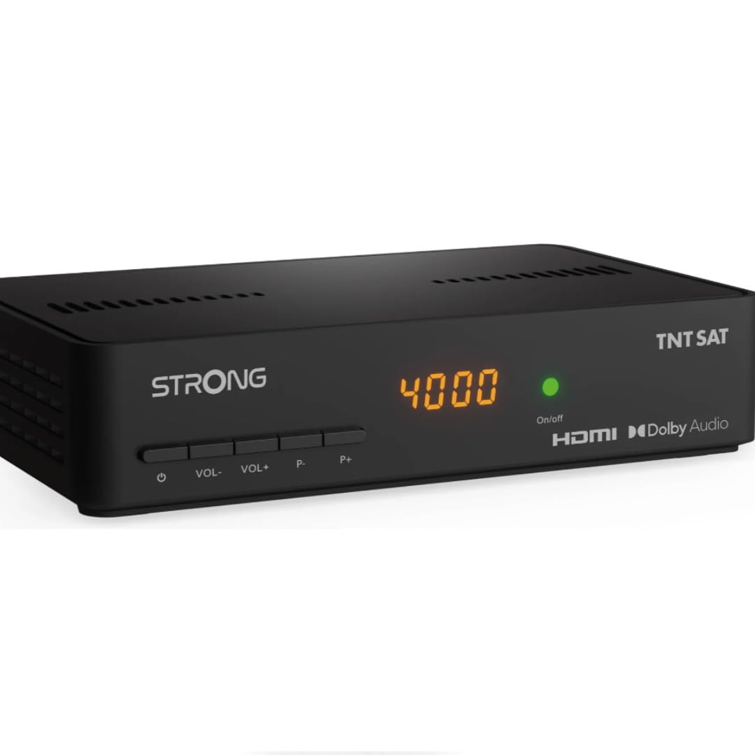 STRONG - Satelliten-DVB-T-Decoder mit TNTSAT-Karte – SRT7408 – HD-Auflösung – Direktverzögerung – US