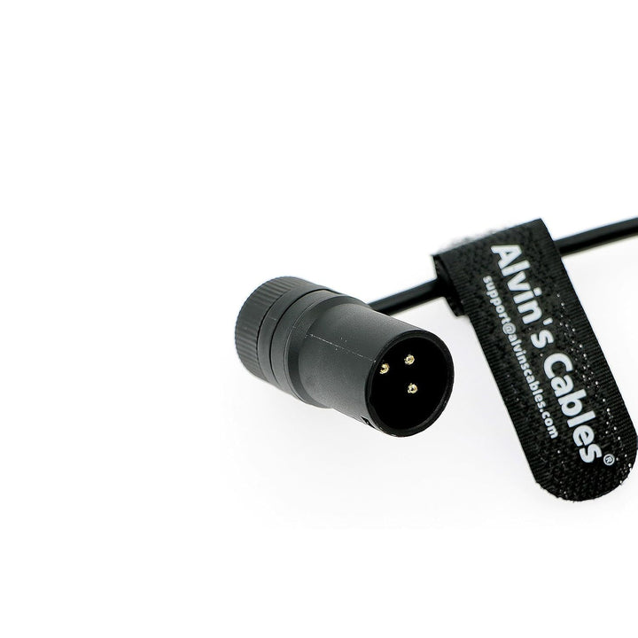 Alvin's Cables Drehbares Low-Profile-XLR-3-Pin-Stecker-auf-Buchse-Kabel Originalstecker symmetrische