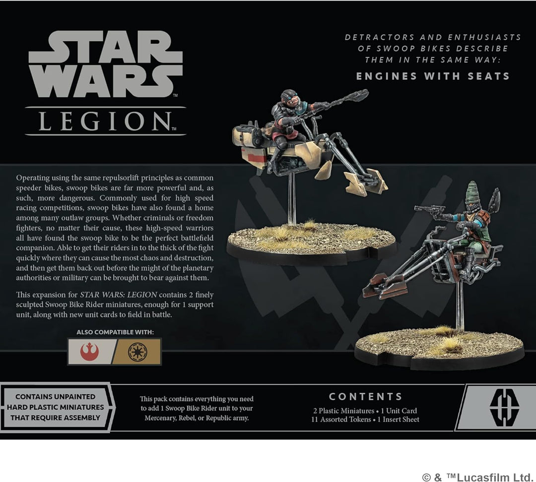 Atomic Mass Games Swoop Bike Riders: Star Wars Legion Miniatur-Spiel, ab 14 Jahren, 90 Minuten Spiel