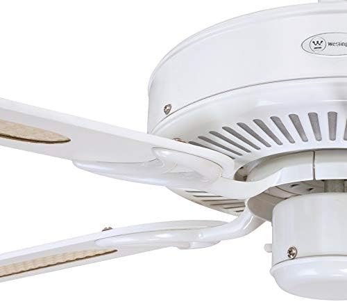 Westinghouse Lighting Deckenventilator, Ausführung in Weiss mit Wendeflügeln in Weiss/Weiss mit Ratt