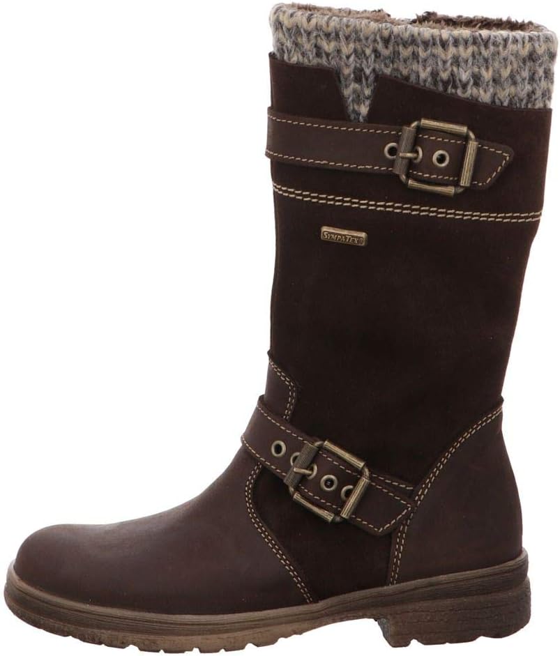 Däumling Marco RV - Alia Mädchen Langschaft Stiefel 28 EU Braun Denver Espresso, 28 EU Braun Denver