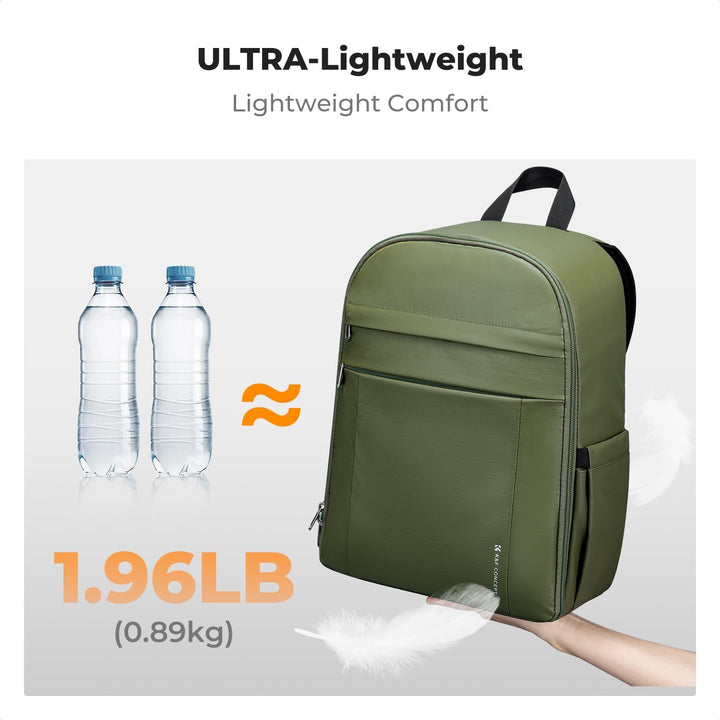 K&F CONCEPT Kamerarucksack Fotorucksack Kompakt & Leicht mit Regenschutz, Camera Backpack für Spiege