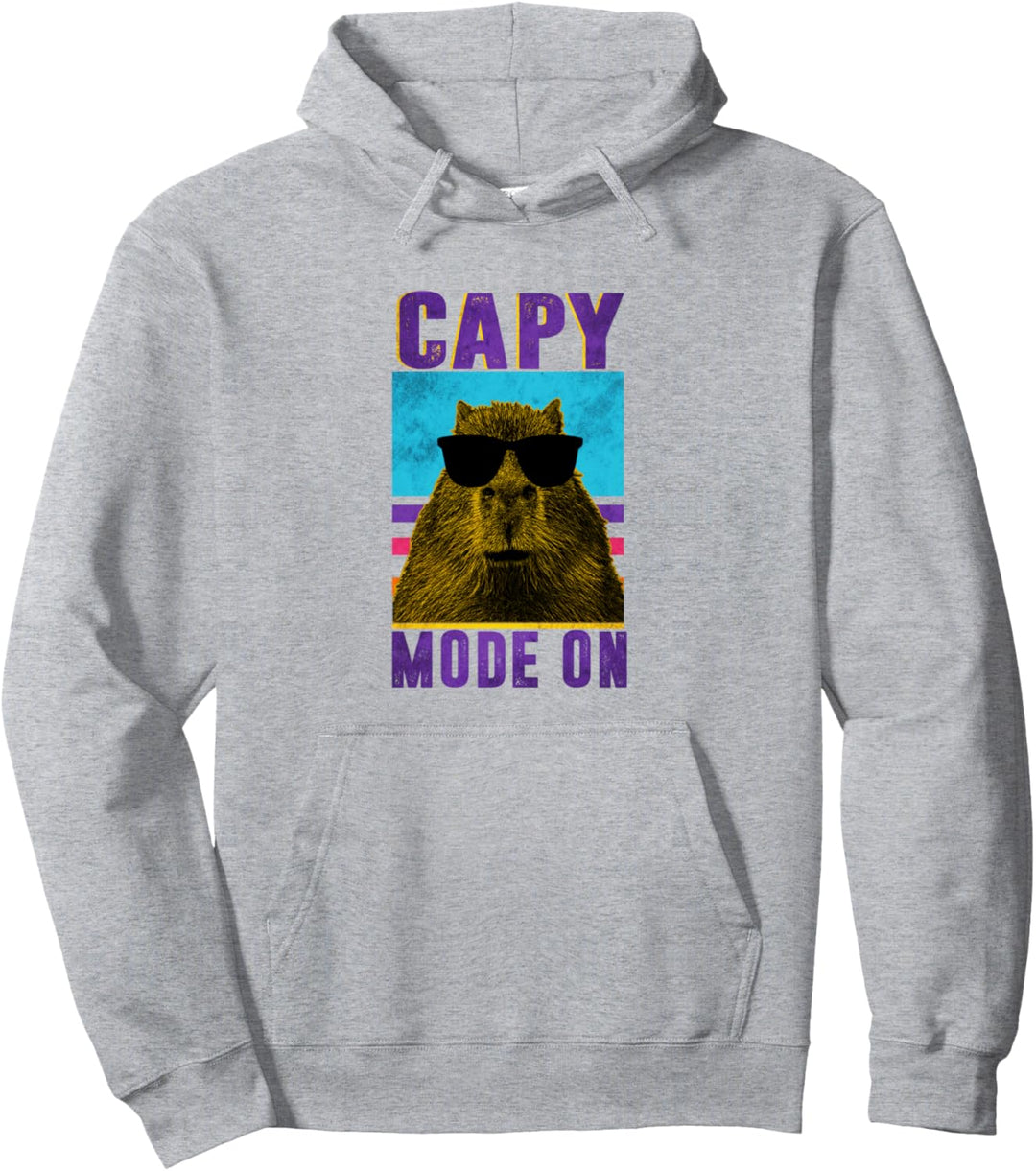 Capybaras Sonnenbrille Cabybara Pullover Hoodie