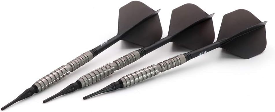 CUESOUL Dazzling 20g Soft Tip 90% Wolfram Dart Set Mattierte Oberfläche mit ROST Flügen CSDZ-DZR0220