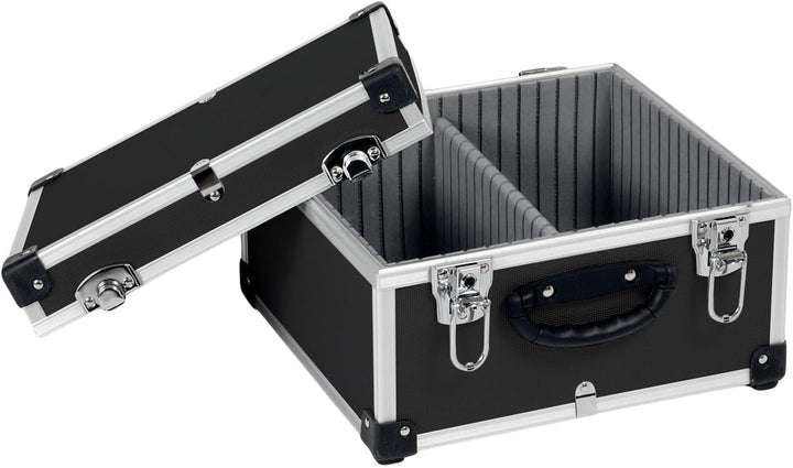 CD Koffer für 40 Standard CD Cases - 29,5 x 29 x 18,5 cm - Schwarz 40 CD&