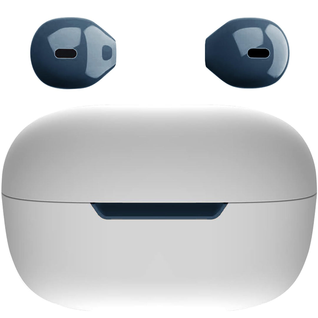 Mini Wireless Bluetooth Ohrhörer Kleine Kopfhörer Semi In-Ear Headset mit Ladetasche Freisprecheinri