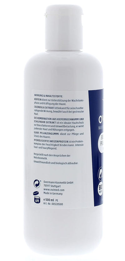 Ovimed Basisches Pflegeshampoo, für Kopfhaut und Körper, 500ml, 500 ml