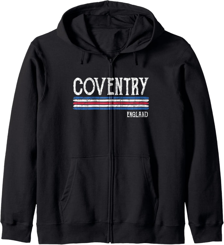 Vintage Coventry England Kapuzenjacke