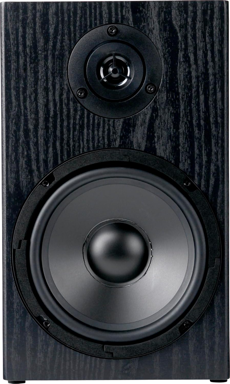 McGrey BSS-265 BK 6,5" HiFi Regallautsprecher - 1 Paar Boxen - 40Watt (RMS) - 2-Wege-System - auch f