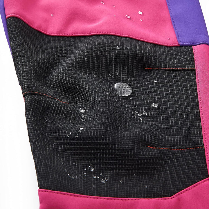DAFENP Kinder Softshellhose Skihose Warm Gefüttert Thermohose Winter Wasserdicht Winddicht Schneehos