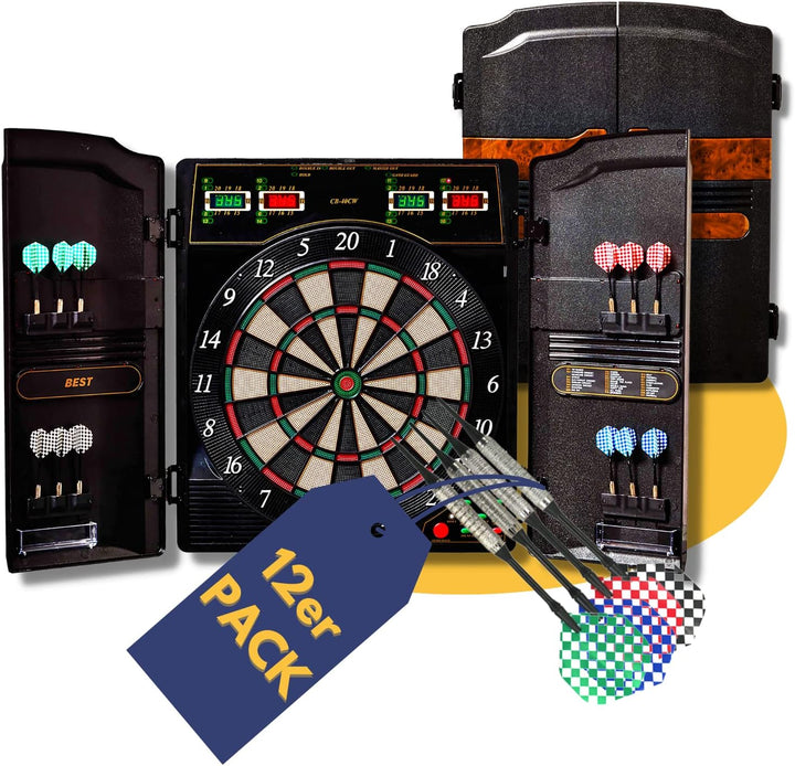 Best Sporting Dartscheibe elektronisch Oxford Evolution I Dartscheibe elektronisch mit LED-Anzeigen