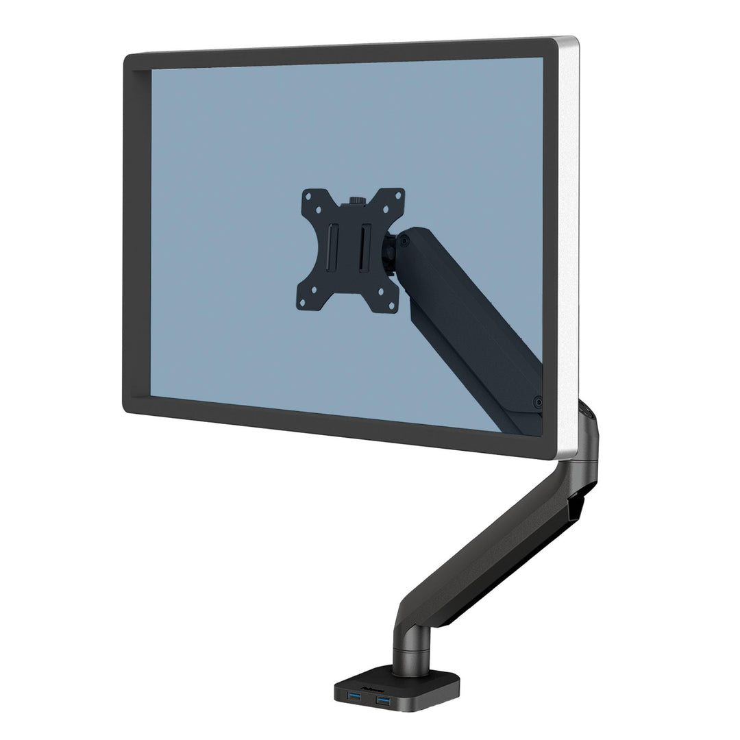 Fellowes Monitor Halterung für 1 Bildschirm bis 32 Zoll (81,28 cm) - Platinum Series Monitor Arm mit