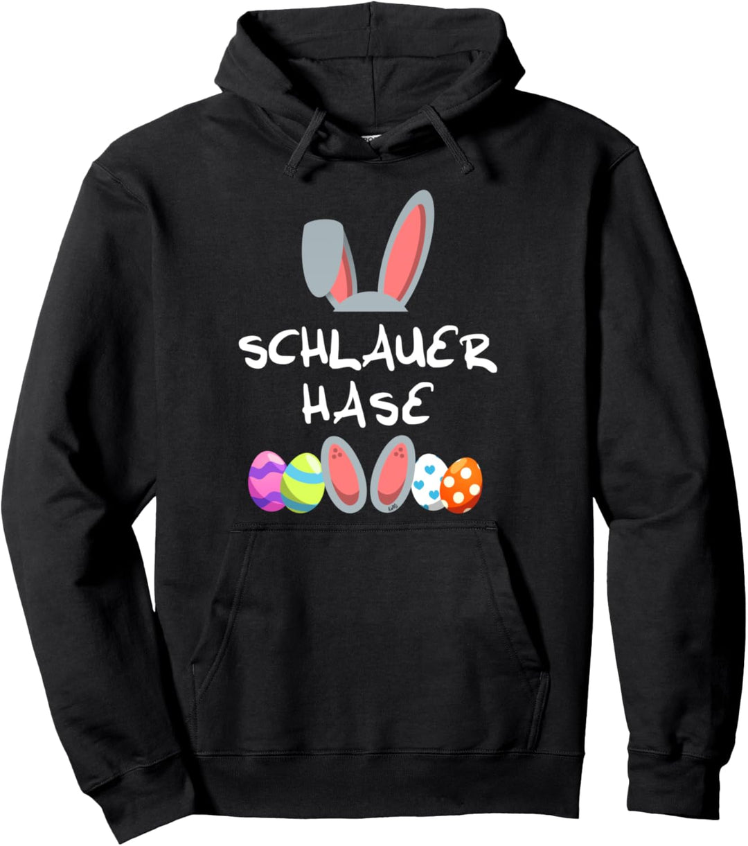 Schlauer Hase Osterhase Partnerlook Outfit Geschenk Ostern Pullover Hoodie