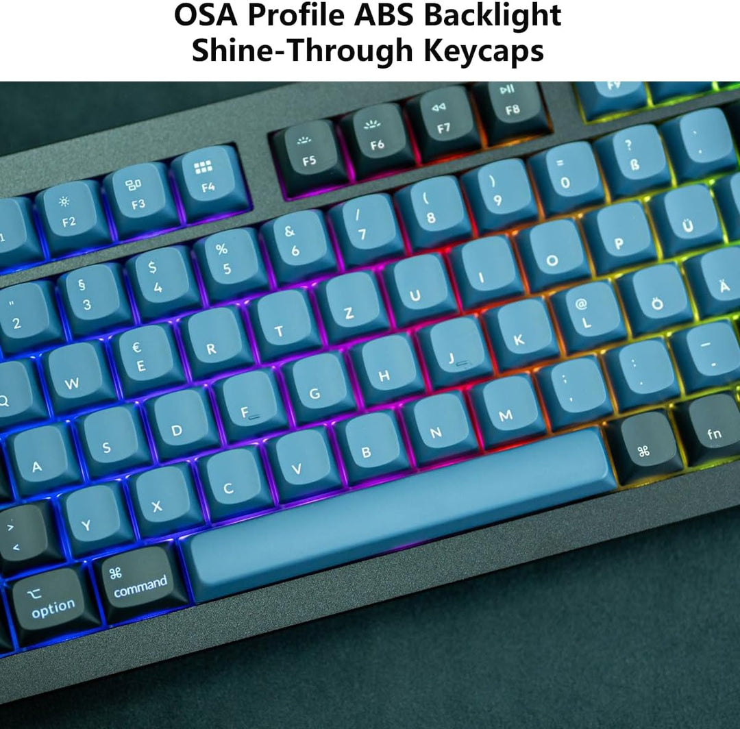 Keychron Q5 Wired Custom Mechanische Tastatur Knob Version 96% deutsches DE ISO Layout QMK/VIA Progr